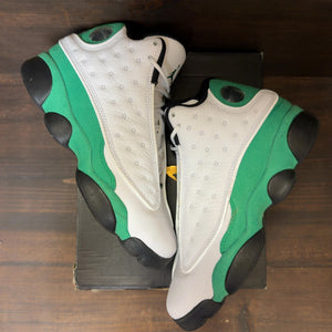 Jordan 13 Retro White Lucky Green (GS) - Image 2