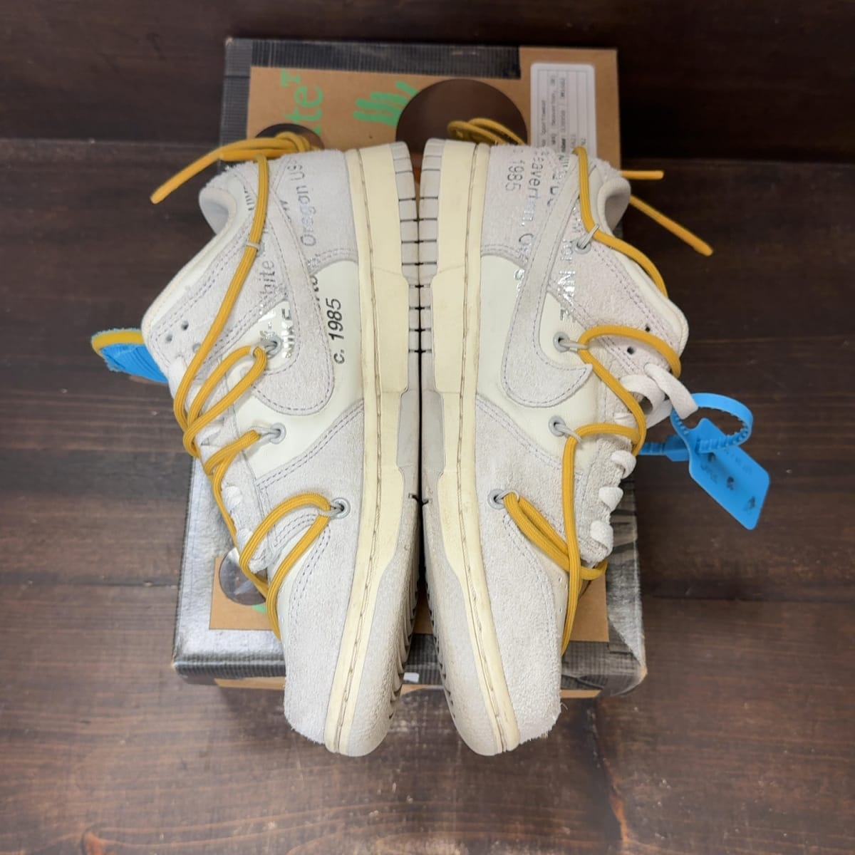 Nike Dunk Low Off-White Lot 34 Size 7 (Pre-Owned) - aux