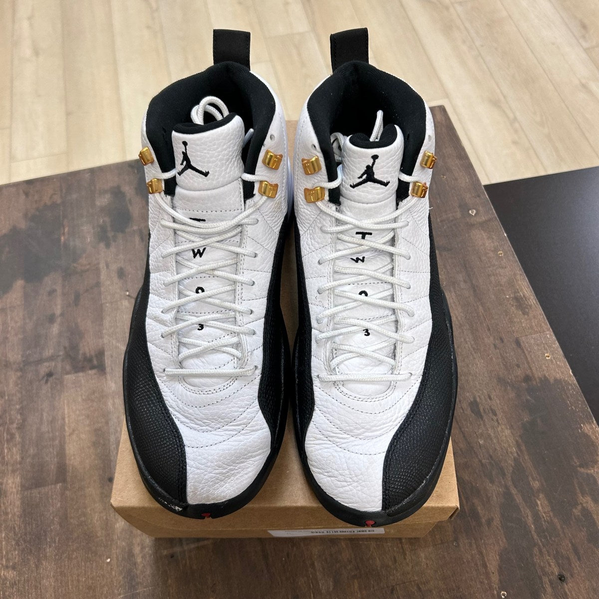 Jordan 12 Retro Taxi (2025) Size 11 (Pre-Owned) - Image 2