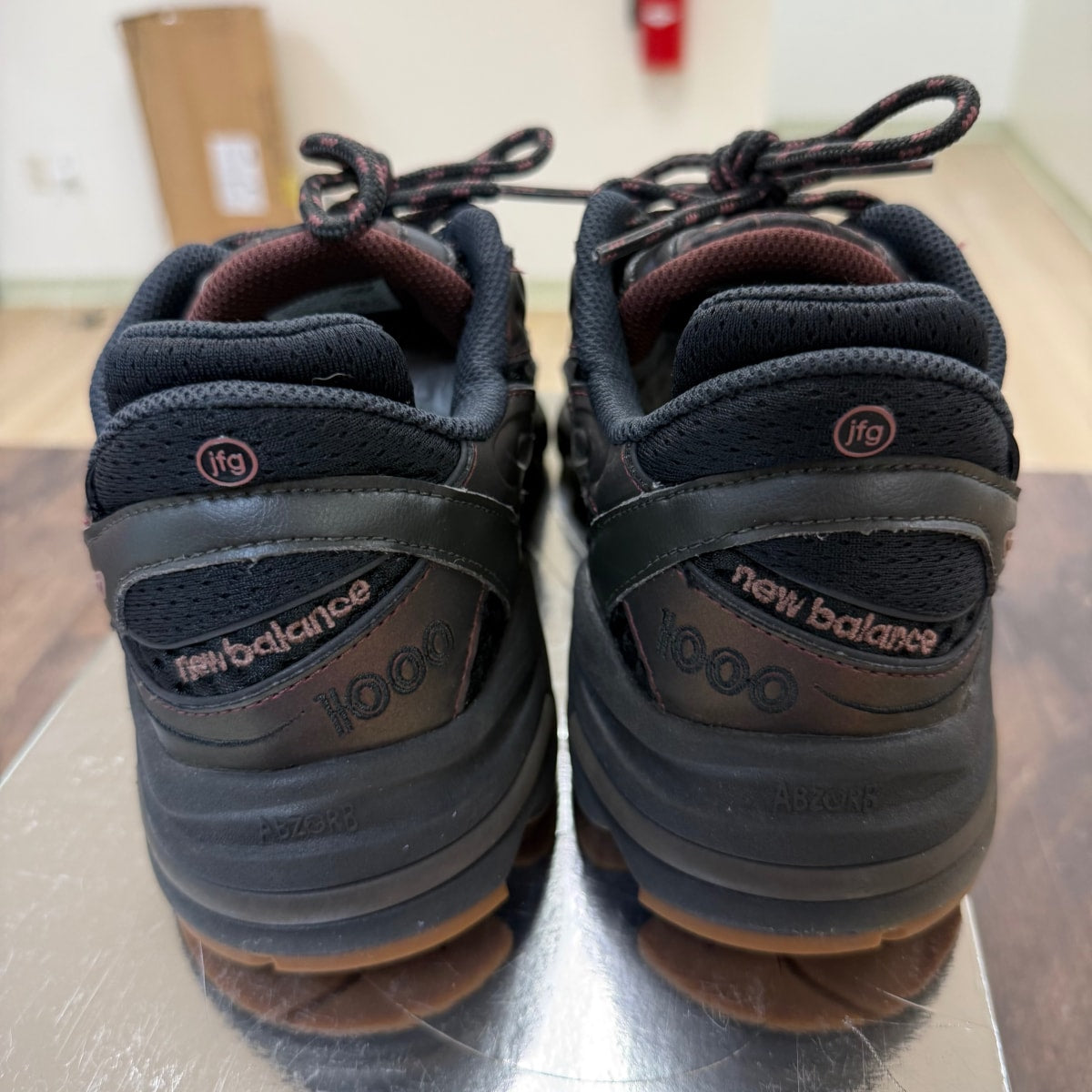 New Balance 1000 Joe Freshgoods When Things Were Pure Black Ice - Image 3