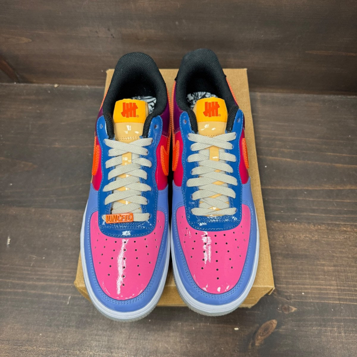 Nike Air Force 1 Low SP Undefeated Multi-Patent Total Orange Size 9.5 (Pre-Owned) - Image 3