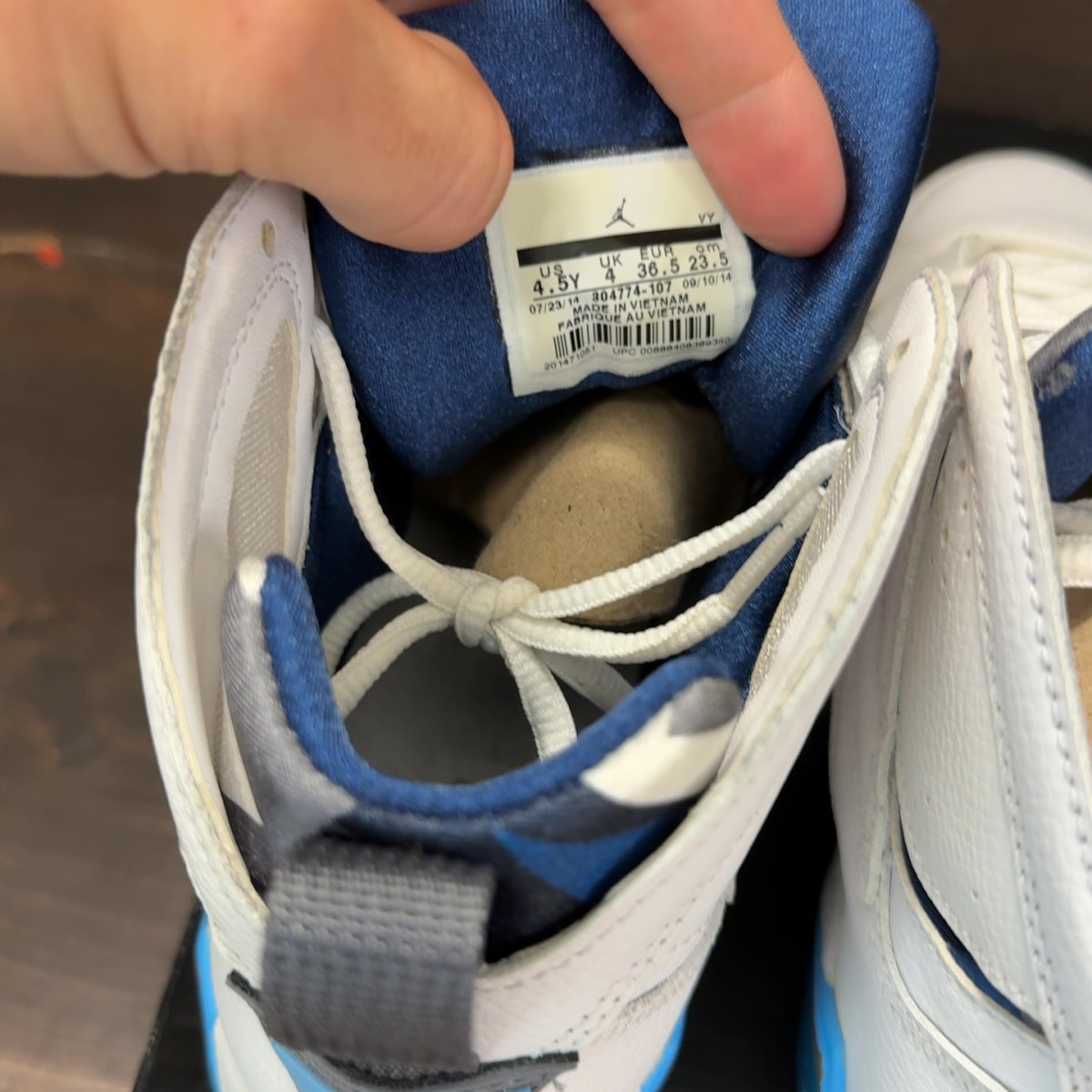 Jordan 7 Retro French Blue (2015) (GS) - Image 7