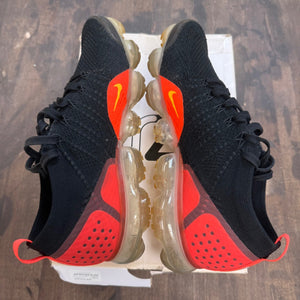 Nike Air VaporMax 2 Black Laser Orange Total Crimson Size 10.5 (Pre-Owned) - Image 4