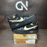 Nike Air Force 1 Low Off-White Black White Size 11 (Pre-Owned) - front