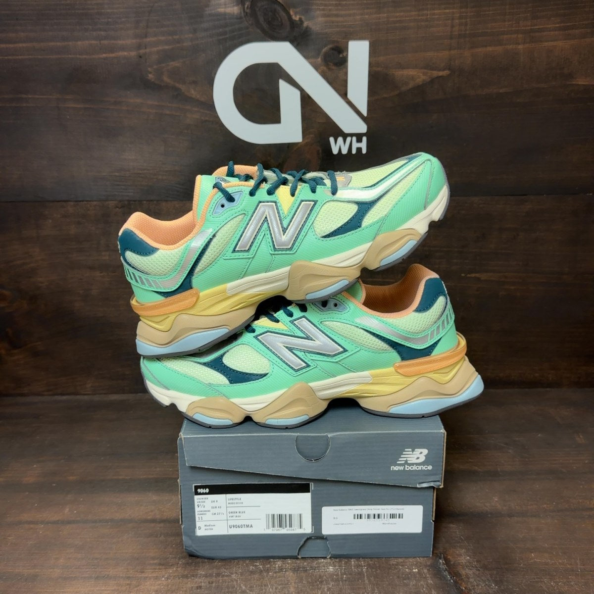 New Balance 9060 Sweetgrass Deep Ocean - Image 1