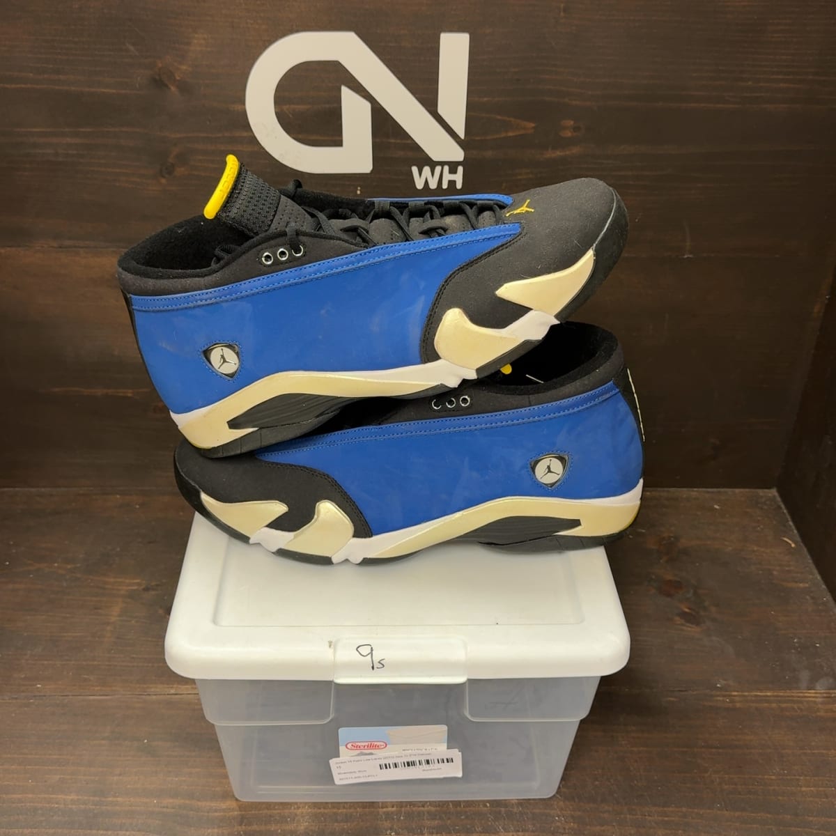 Jordan 14 Retro Low Laney (2015) Size 15 (Pre-Owned) - front