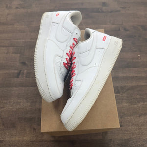 Nike Air Force 1 Low Supreme White Size 12 (Pre-Owned) - Image 1
