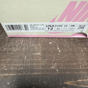 Jordan 1 Retro Low OG SP Travis Scott Shy Pink Size 12 (Pre-Owned) - aux