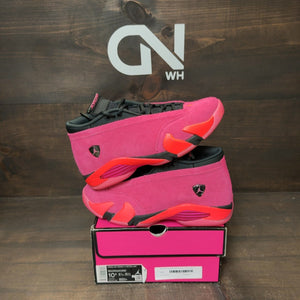 Jordan 14 Retro Low Shocking Pink (Women's) - Image 1