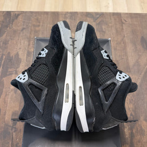 Jordan 4 Retro Black Canvas (GS) - Image 4