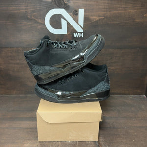 Jordan 3 Retro Black Cat (2025) Size 11 (Pre-Owned) - Image 1