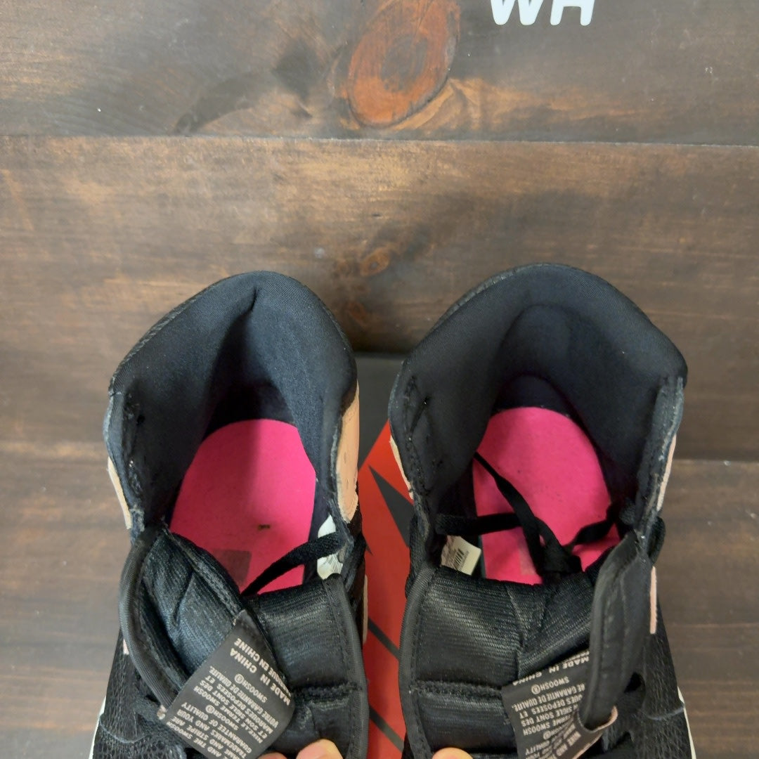 Jordan 1 Retro High Black Crimson Tint Size 12 (Pre-Owned) - Image 4