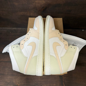 Jordan 1 Mid SE White Sea Glass Glacier Blue Guava Ice Size 10 (Pre-Owned) - Image 5