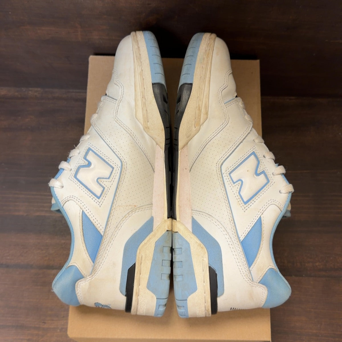 New Balance 550 UNC White University Blue Size 11.5 (Pre-Owned) - Image 6