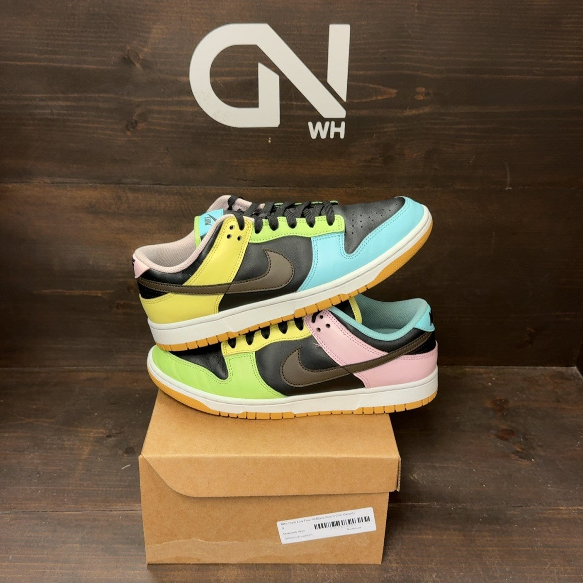 Nike Dunk Low Free 99 Black Size 9 (Pre-Owned) - Image 1