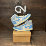 Jordan 1 High Zoom Air CMFT 2 Phantom University Blue (Women's) Size 9W (Pre-Owned) - Image 1