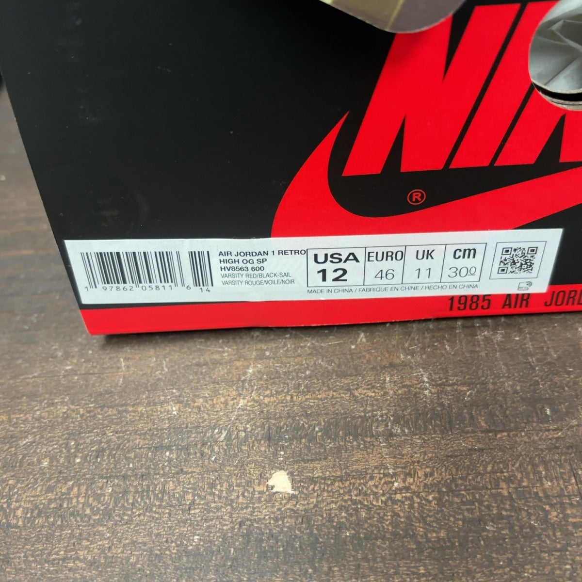 Jordan 1 Retro High OG SP Union LA Chicago Shadow - Image 7
