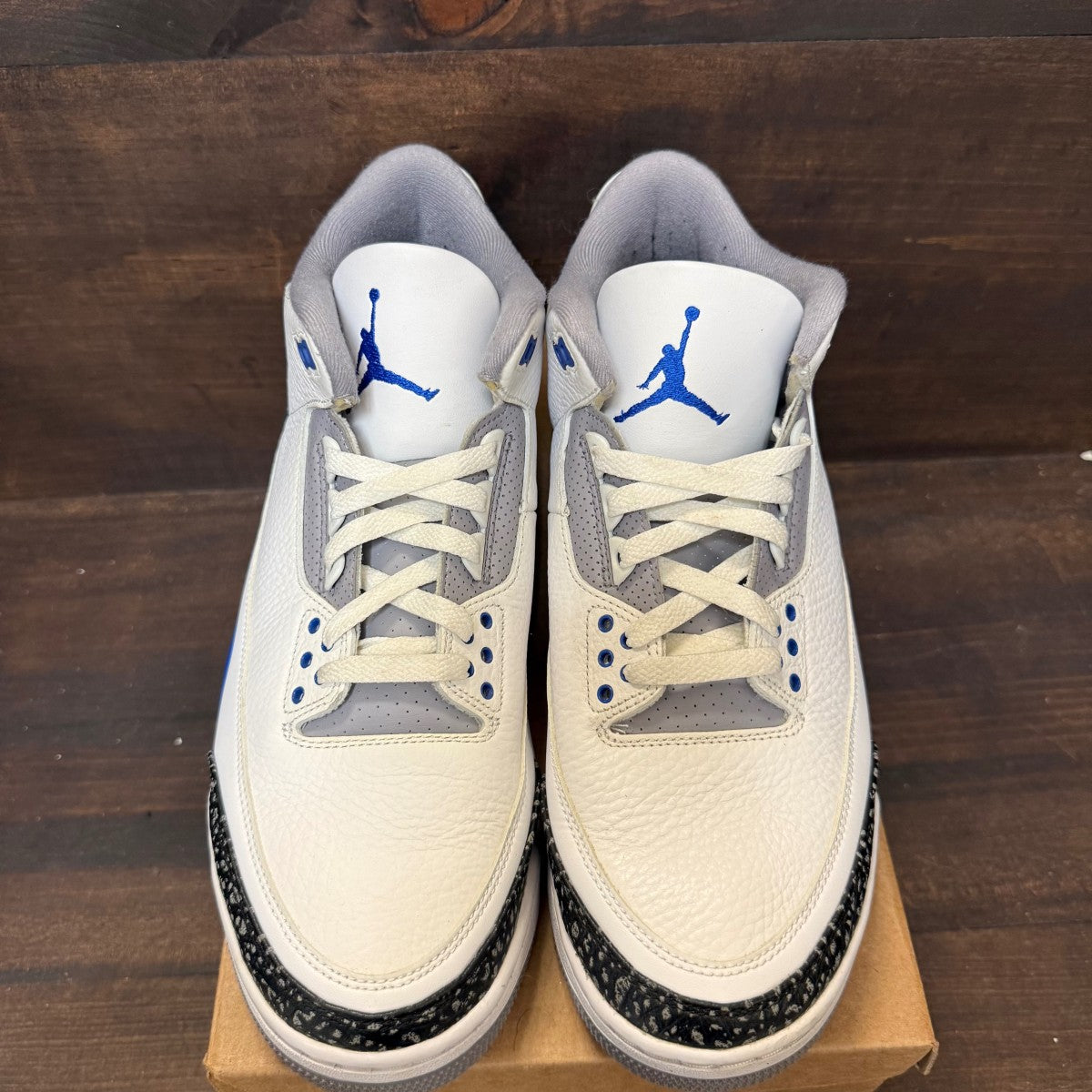 Jordan 3 Retro Racer Blue Size 12 (Pre-Owned) - Image 3