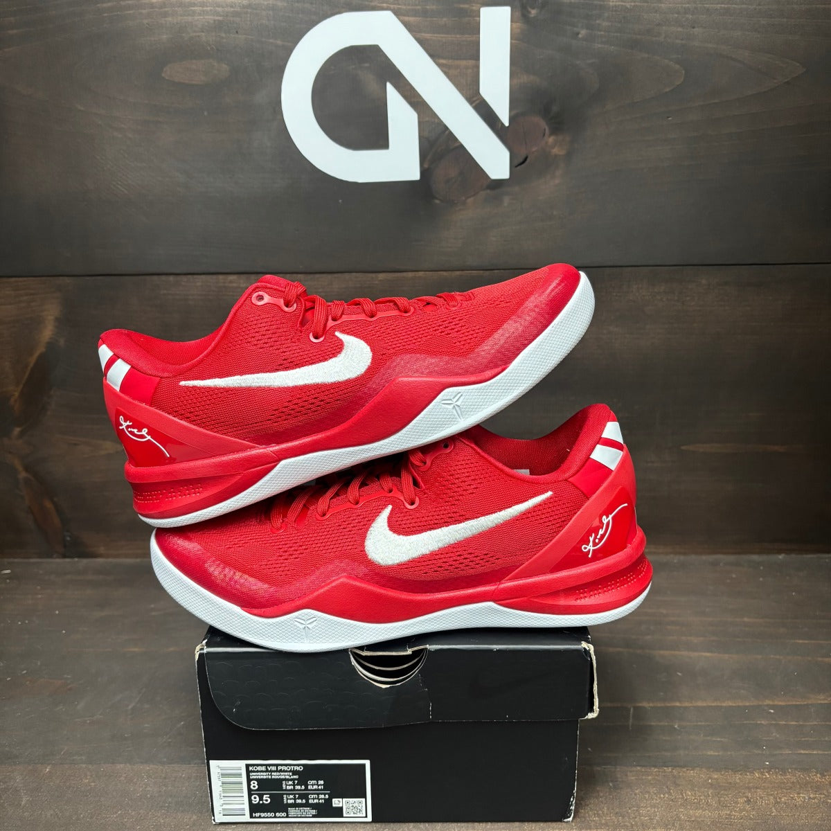 Nike Kobe 8 Protro University Red - Image 1