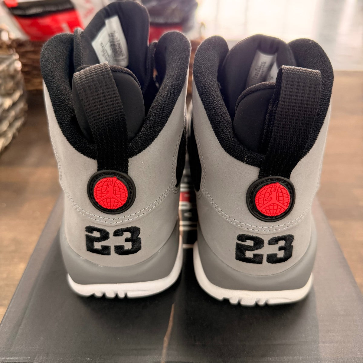 Jordan 9 Retro Particle Grey (GS) - Image 4
