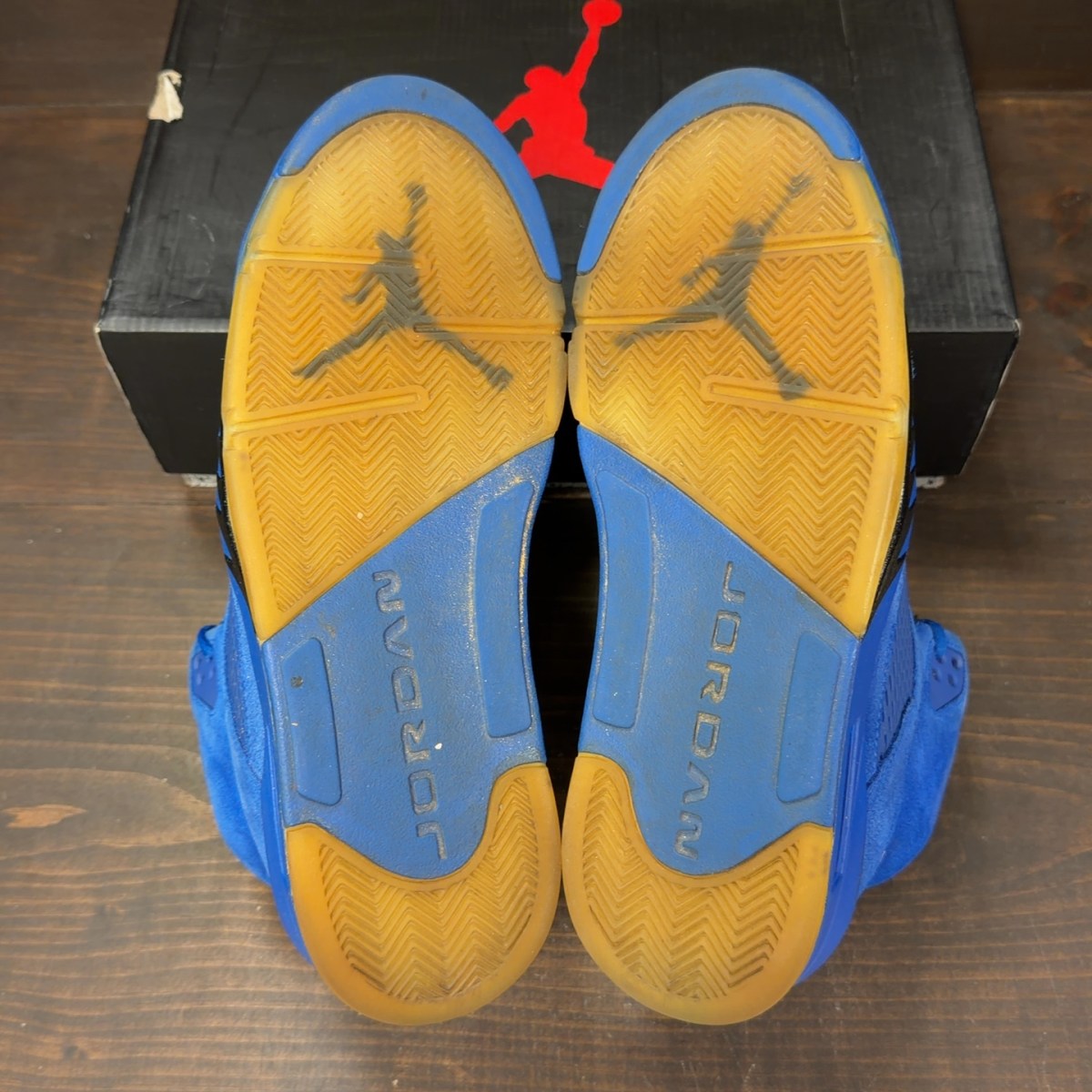 Jordan 5 Retro Blue Suede Size 12 (Pre-Owned) - Image 6