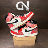 Jordan 1 Retro High OG Spider-Man Across the Spider-Verse Size 9 (Pre-Owned) - Image 1
