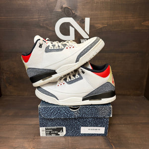 Jordan 3 Retro SE Fire Red Denim (2020) - Image 1