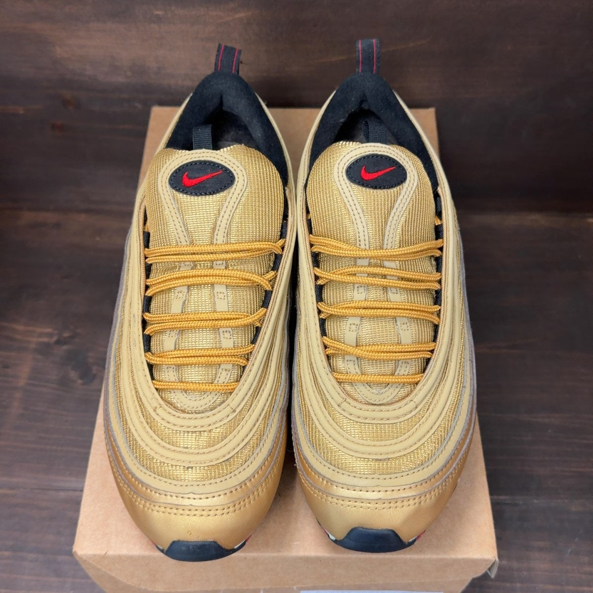 Nike Air Max 97 Metallic Gold (2017/2018) Size 9.5 (Pre-Owned) - Image 3