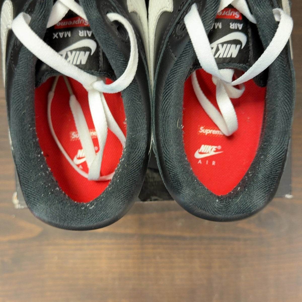 Nike Air Max 1 '87 SP Supreme Black White - Image 6