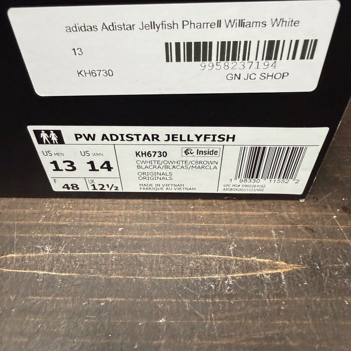 adidas Adistar Jellyfish Pharrell Williams White Size 13 (Pre-Owned) - aux