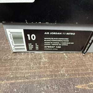 Jordan 11 Retro Concord (2018) Size 10 (Pre-Owned) - aux