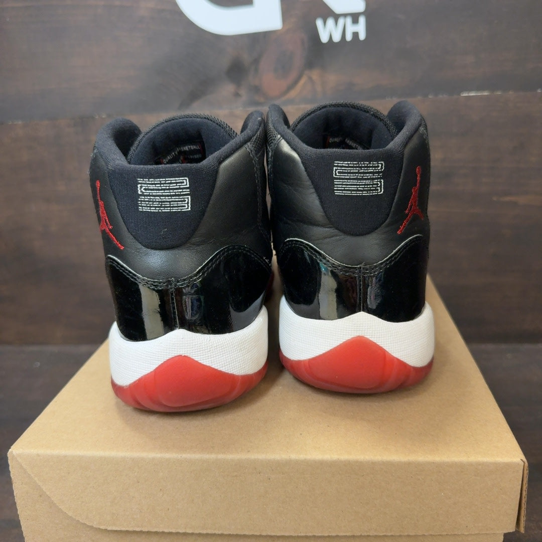 Jordan 11 Retro Playoffs Bred (2019) (GS) Size 7Y (Pre-Owned) - Image 4