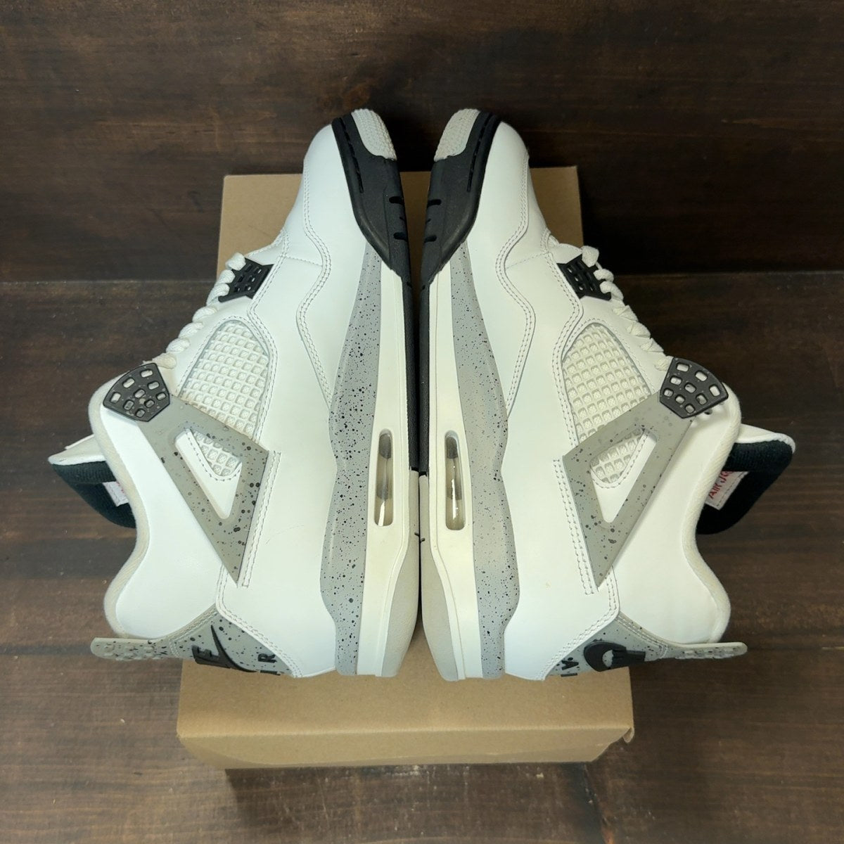 Jordan 4 Retro White Cement (2025) Size 10.5 (Pre-Owned) - Image 6