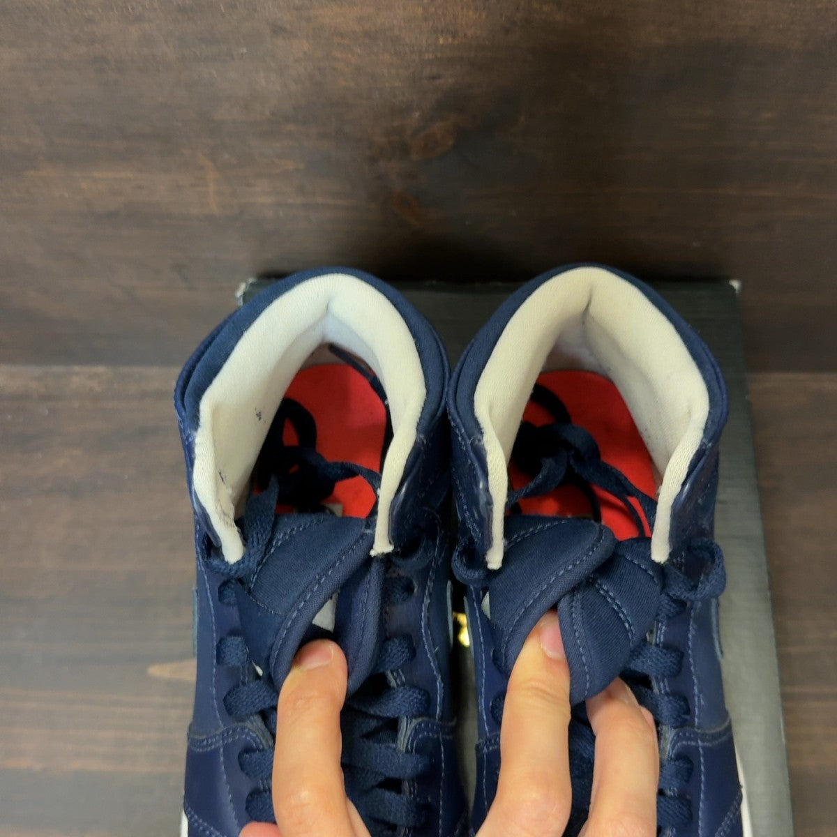 Air Jordan 1 Retro High GS 'Midnight Navy' Size 6.5 (Pre-Owned) - Image 4