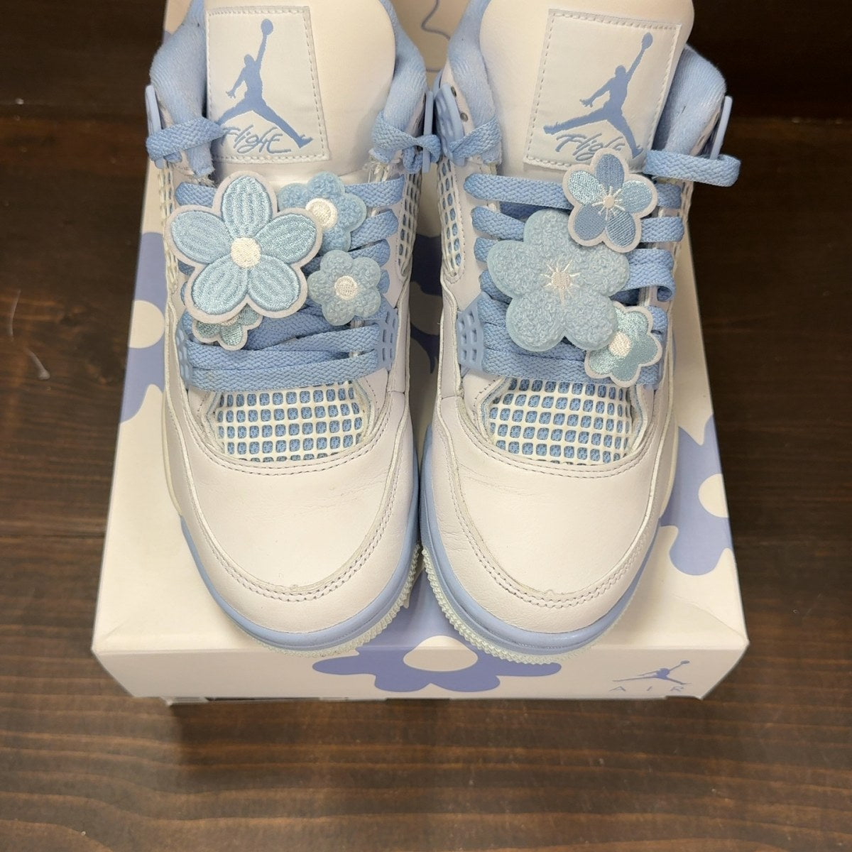Jordan 4 Retro Forget Me Not (Women's) - Image 3