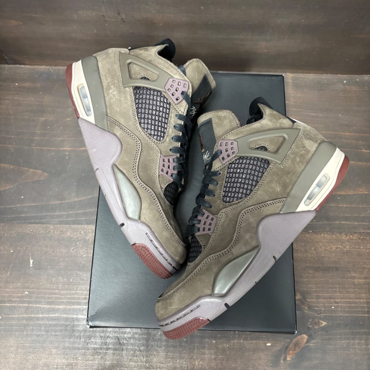 Jordan 4 Retro SP A Ma Maniére Dark Mocha Size 9 (Pre-Owned) - back