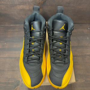 Jordan 12 Retro Black University Gold Size 12 (Pre-Owned) - Image 3