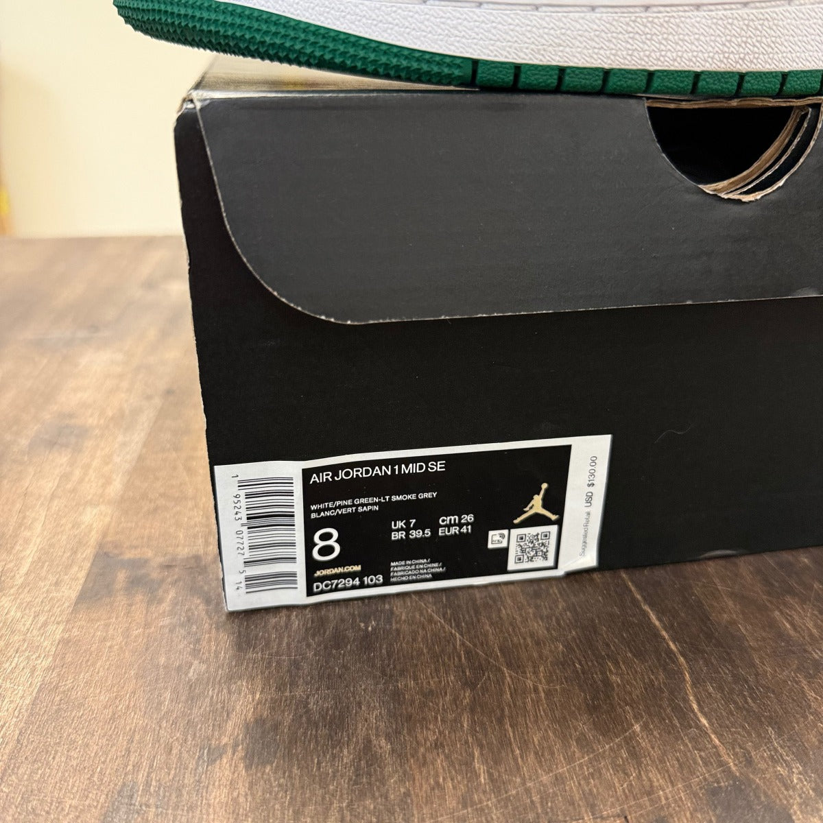 Jordan 1 Mid SE Grey Green - Image 6