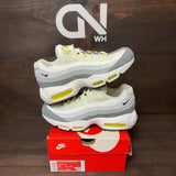 Nike Air Max 95 Recraft White Grey Volt (GS) Size 7Y (Pre-Owned)