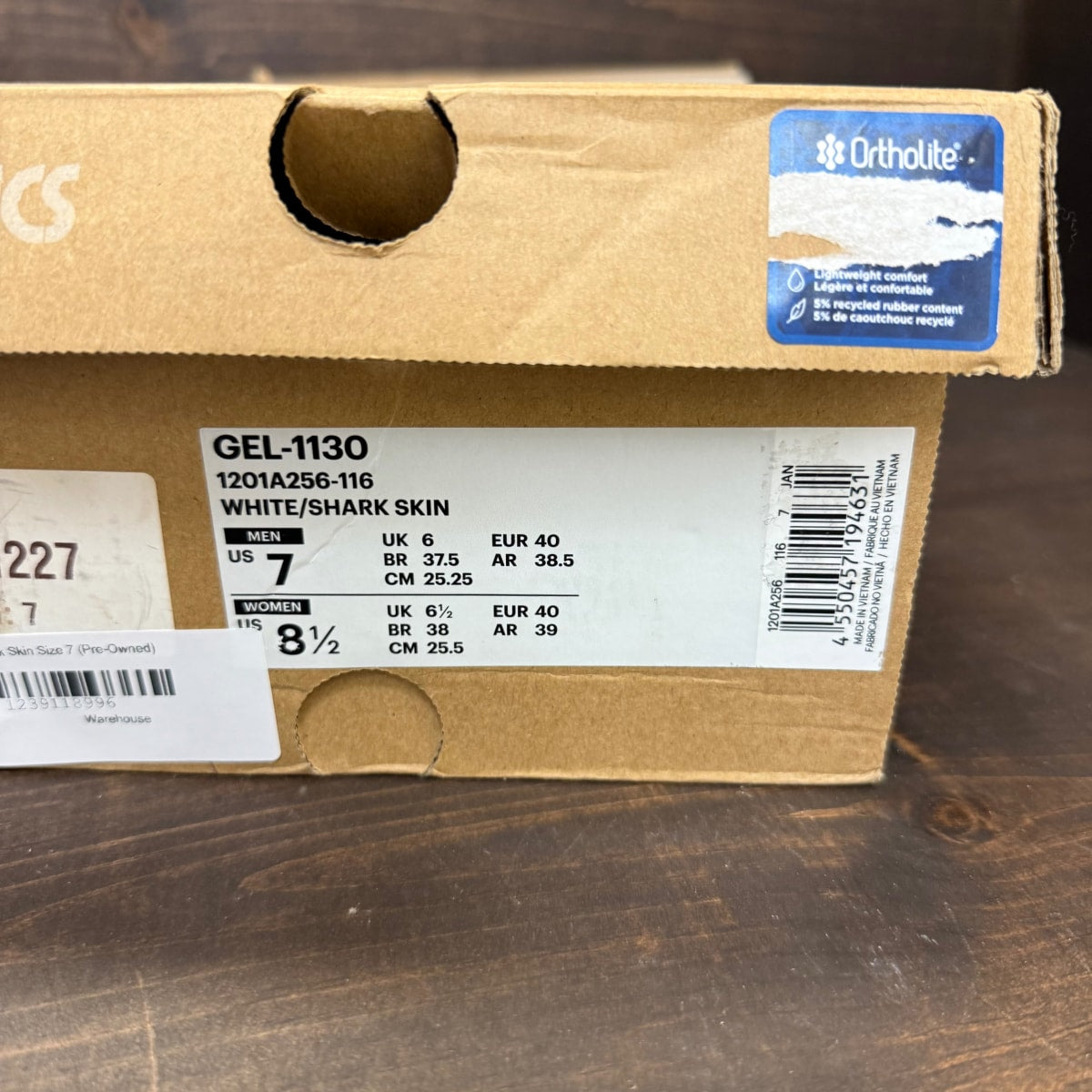 ASICS Gel-1130 White Shark Skin - Image 6