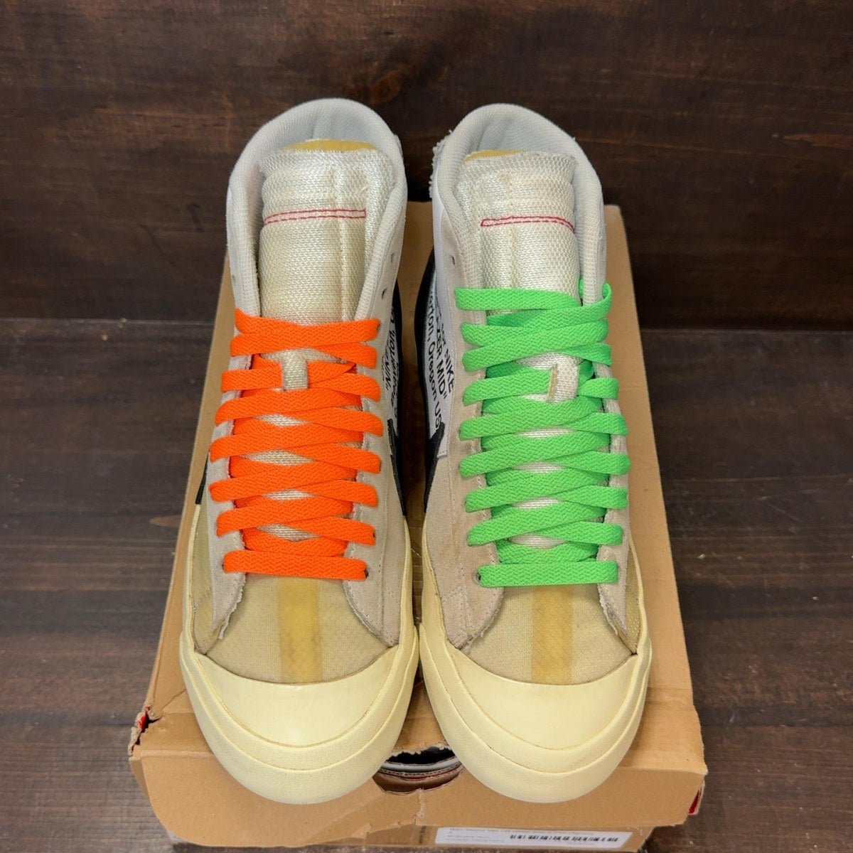 Nike Blazer Mid Off-White Size 8 (Pre-Owned) - tag