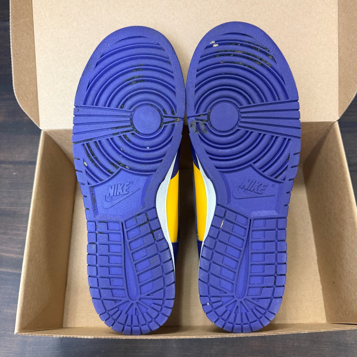 Nike Dunk High Lakers Size 11 (Pre-Owned) - Image 6