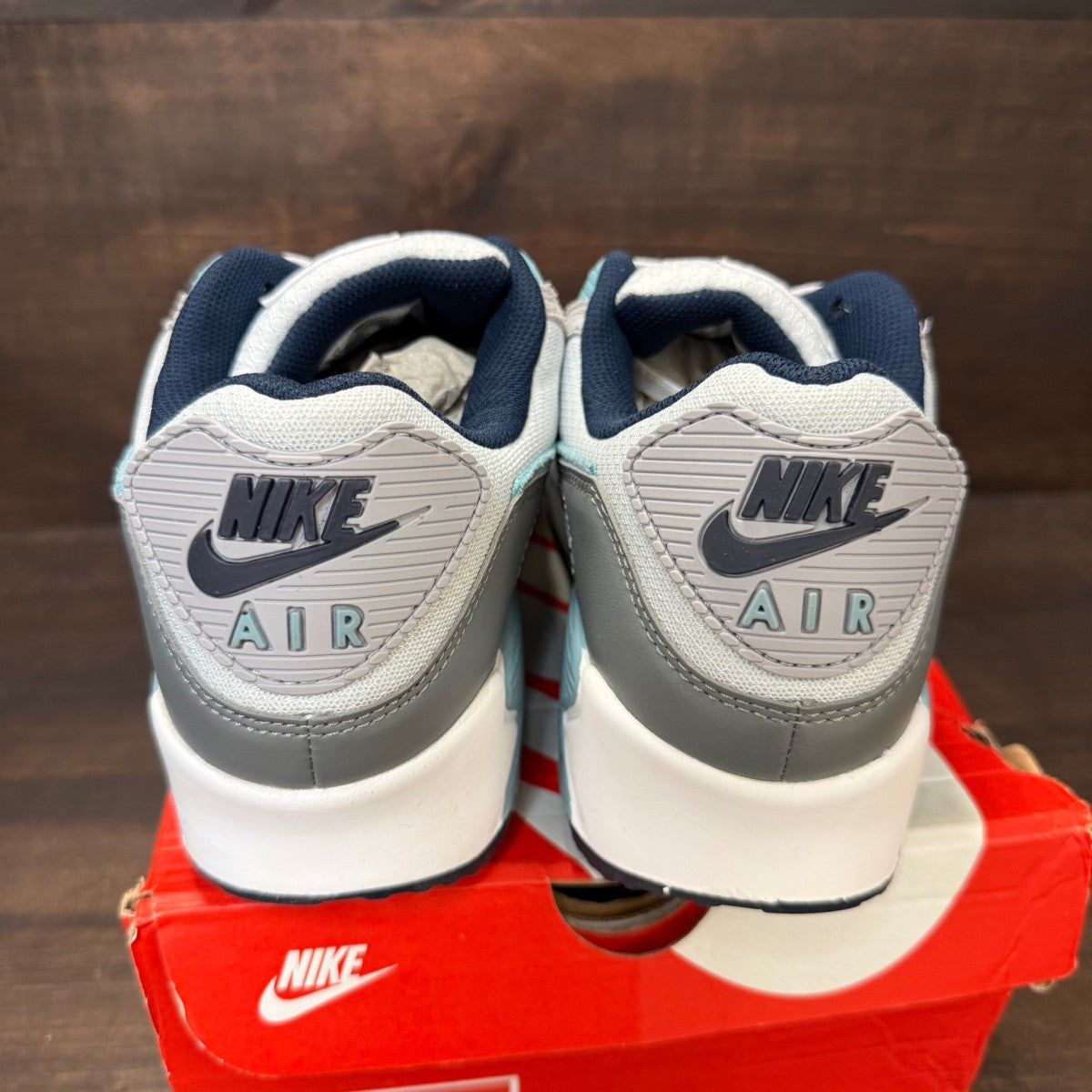 Nike Air Max 90 Pure Platinum Warm Blue - Image 3