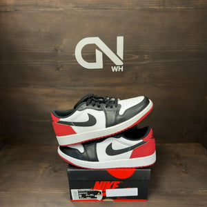Jordan 1 Retro Low OG Black Toe (2023) Size 9 (Pre-Owned)