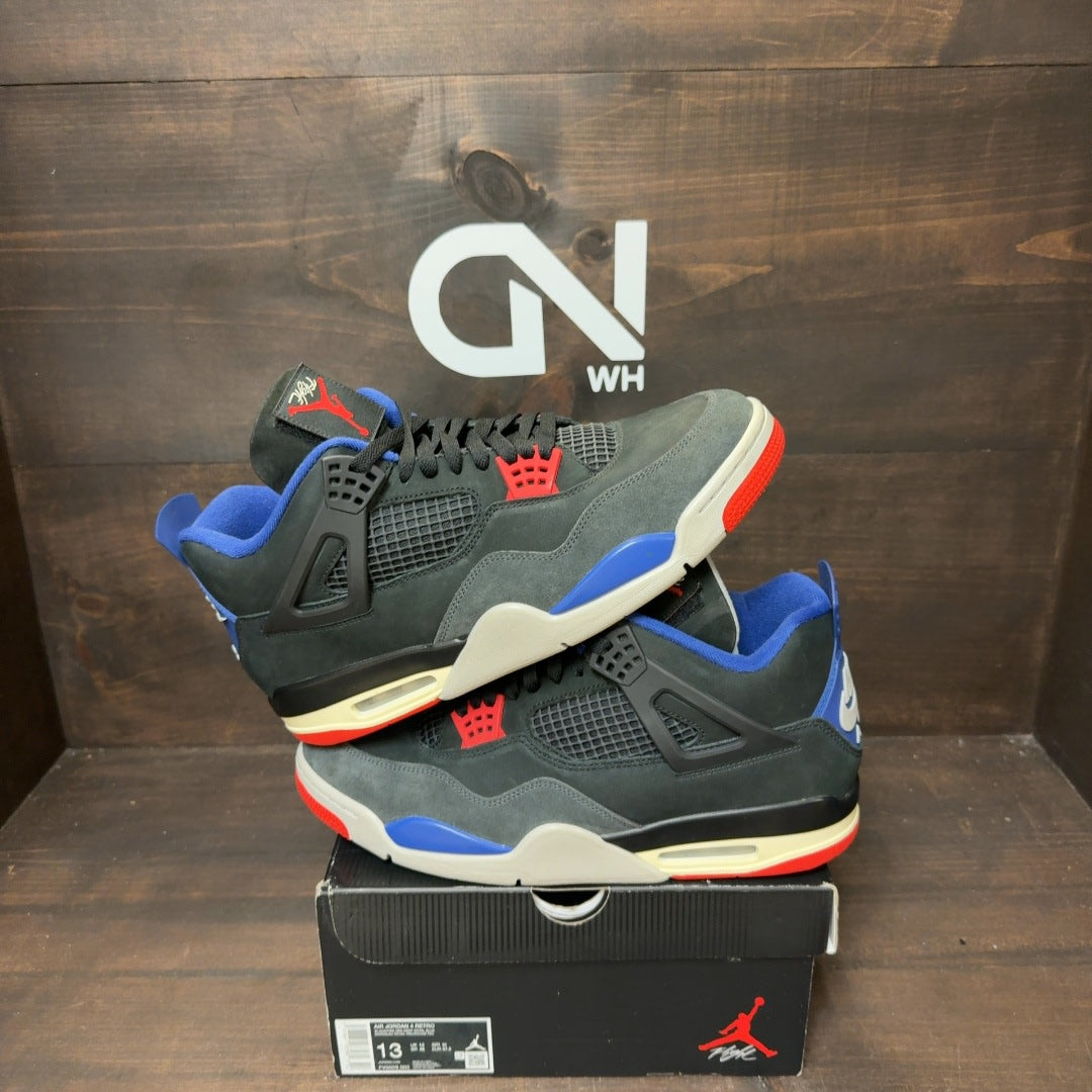 Jordan 4 Retro Rare Air (White Lettering) Size 13 (Pre-Owned) - Image 1