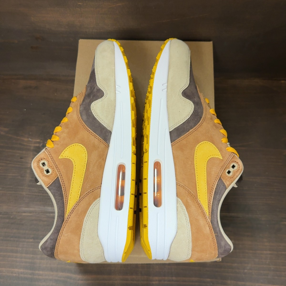 Nike Air Max 1 PRM Duck Pecan Yellow Ochre Size 11 (Pre-Owned) - Image 6