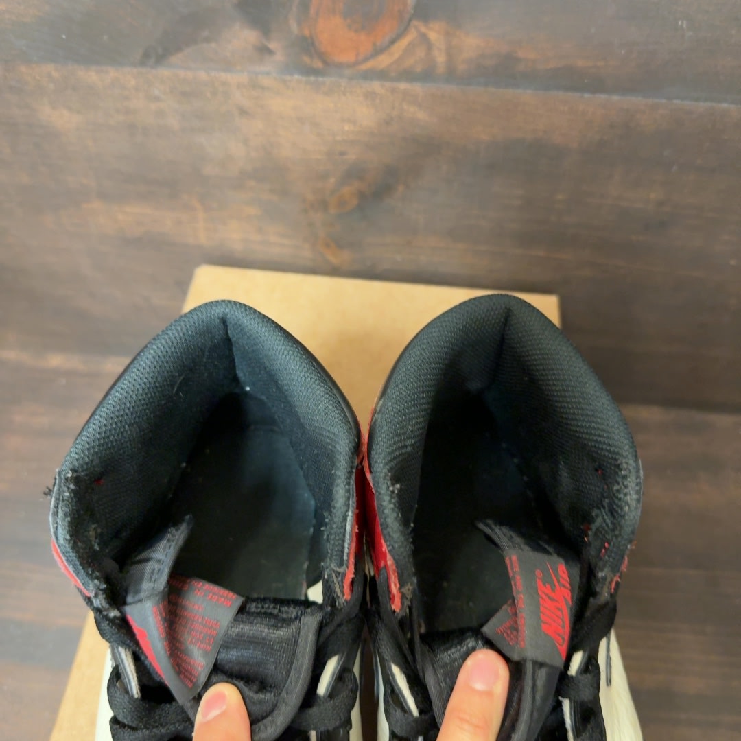 Jordan 1 Retro High Bred Toe Size 11 (Pre-Owned) - Image 6