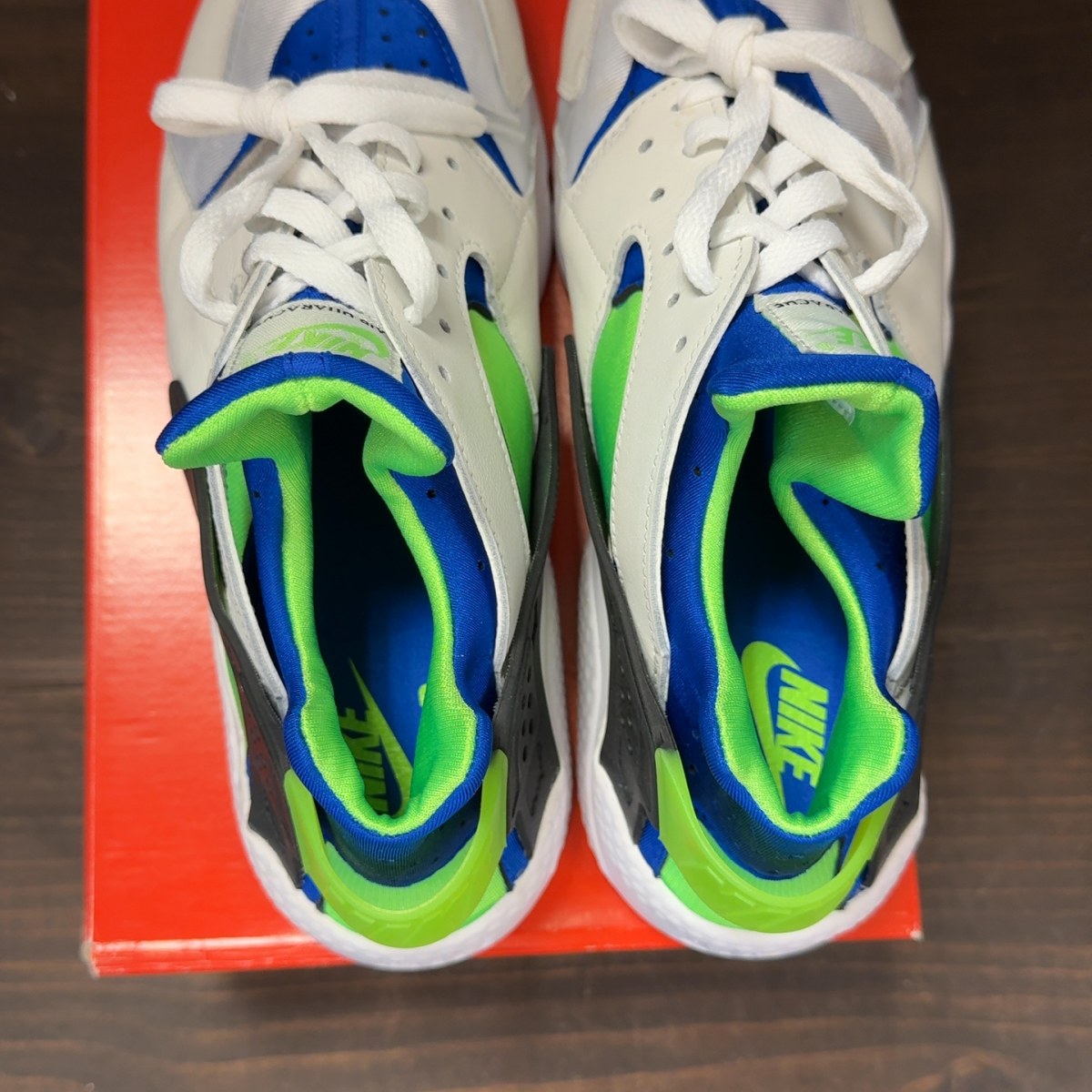 Nike Air Huarache Scream Green (2021) - Image 6