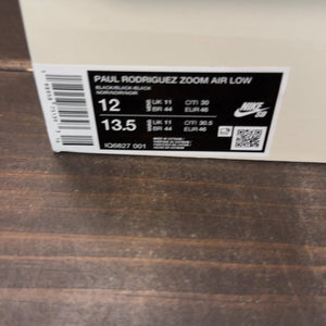 Nike SB Zoom Air Paul Rodriguez 1 Black Gum Size 12 (Pre-Owned) - aux
