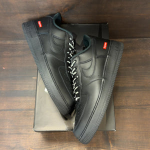 Nike Air Force 1 Low Supreme Black Size 11.5 (Pre-Owned)